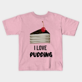 Chocolate Pudding Lover Kids T-Shirt